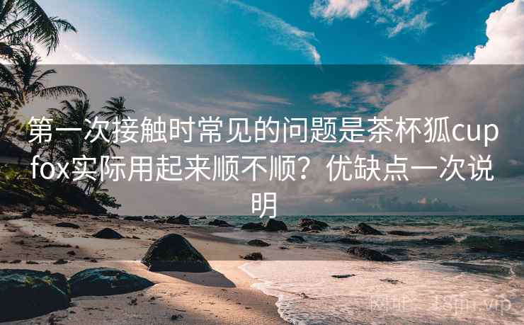 第一次接触时常见的问题是茶杯狐cupfox实际用起来顺不顺?优缺点一次说明 第一次接触时常见的问题是茶杯狐cupfox实际用起来顺不顺?优缺点一次说明