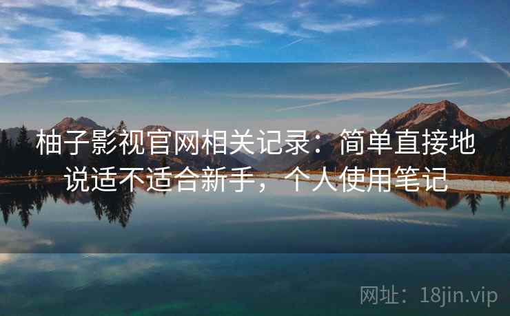 柚子影视官网相关记录：简单直接地说适不适合新手，个人使用笔记