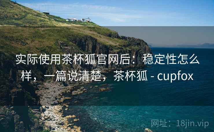 实际使用茶杯狐官网后：稳定性怎么样，一篇说清楚，茶杯狐 - cupfox