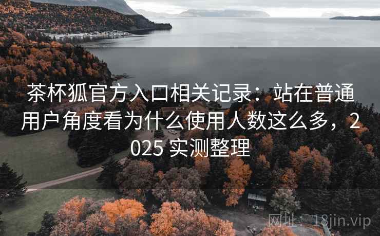 茶杯狐官方入口相关记录：站在普通用户角度看为什么使用人数这么多，2025 实测整理